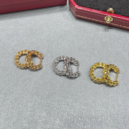 [OAKJURI Jewelry] CLASH MINI HOOP EARRINGS