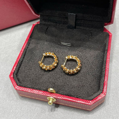[OAKJURI Jewelry] CLASH MINI HOOP EARRINGS