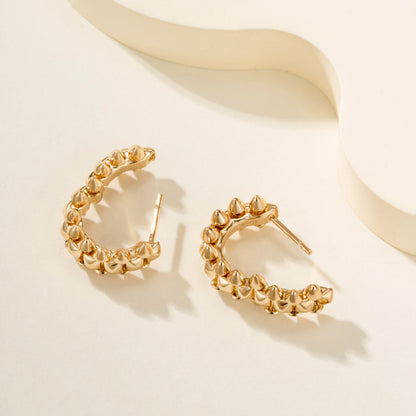 [OAKJURI Jewelry] CLASH MINI HOOP EARRINGS