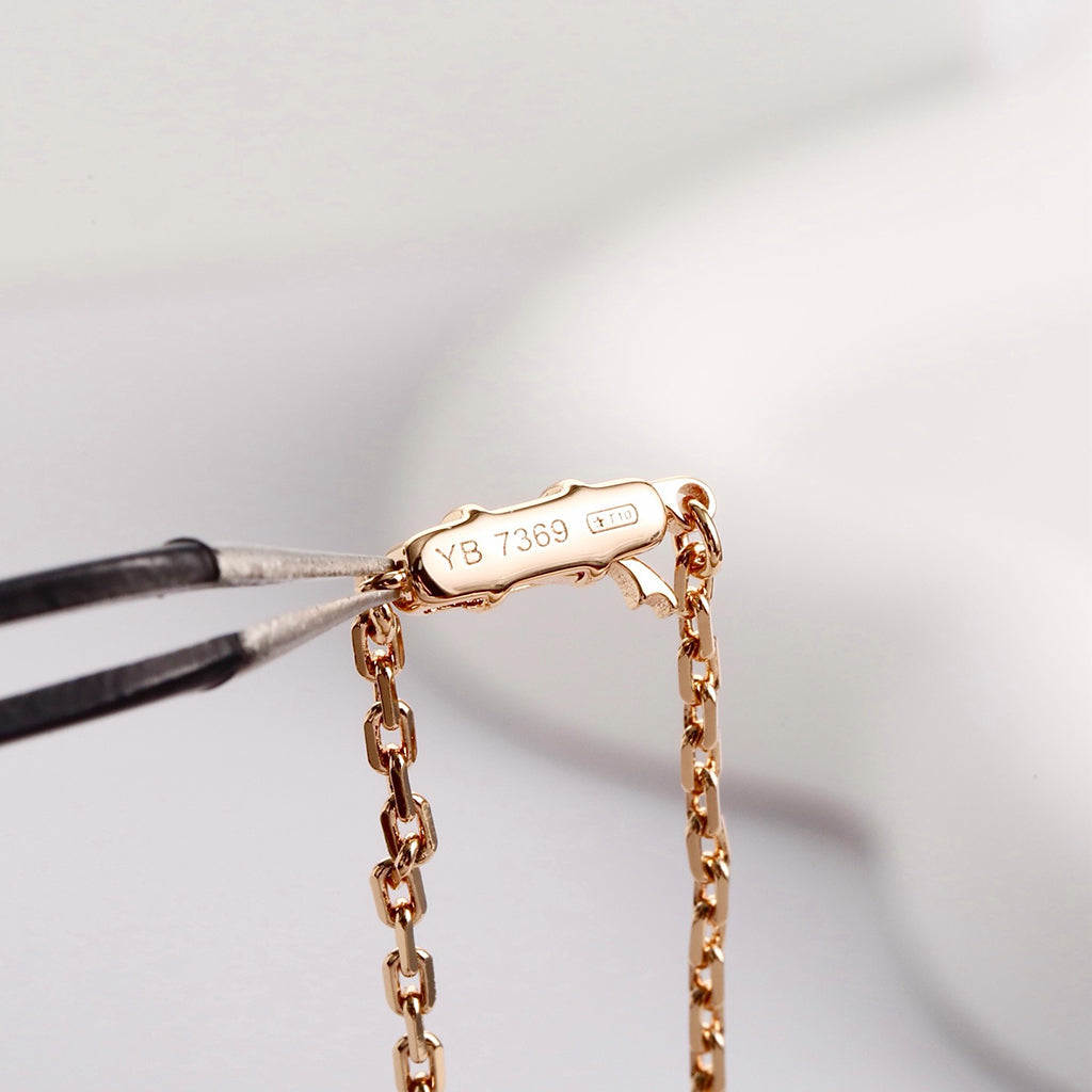 [OAKJURI Jewelry] LOVE NECKLACE 16MM  FULL DIAMOND