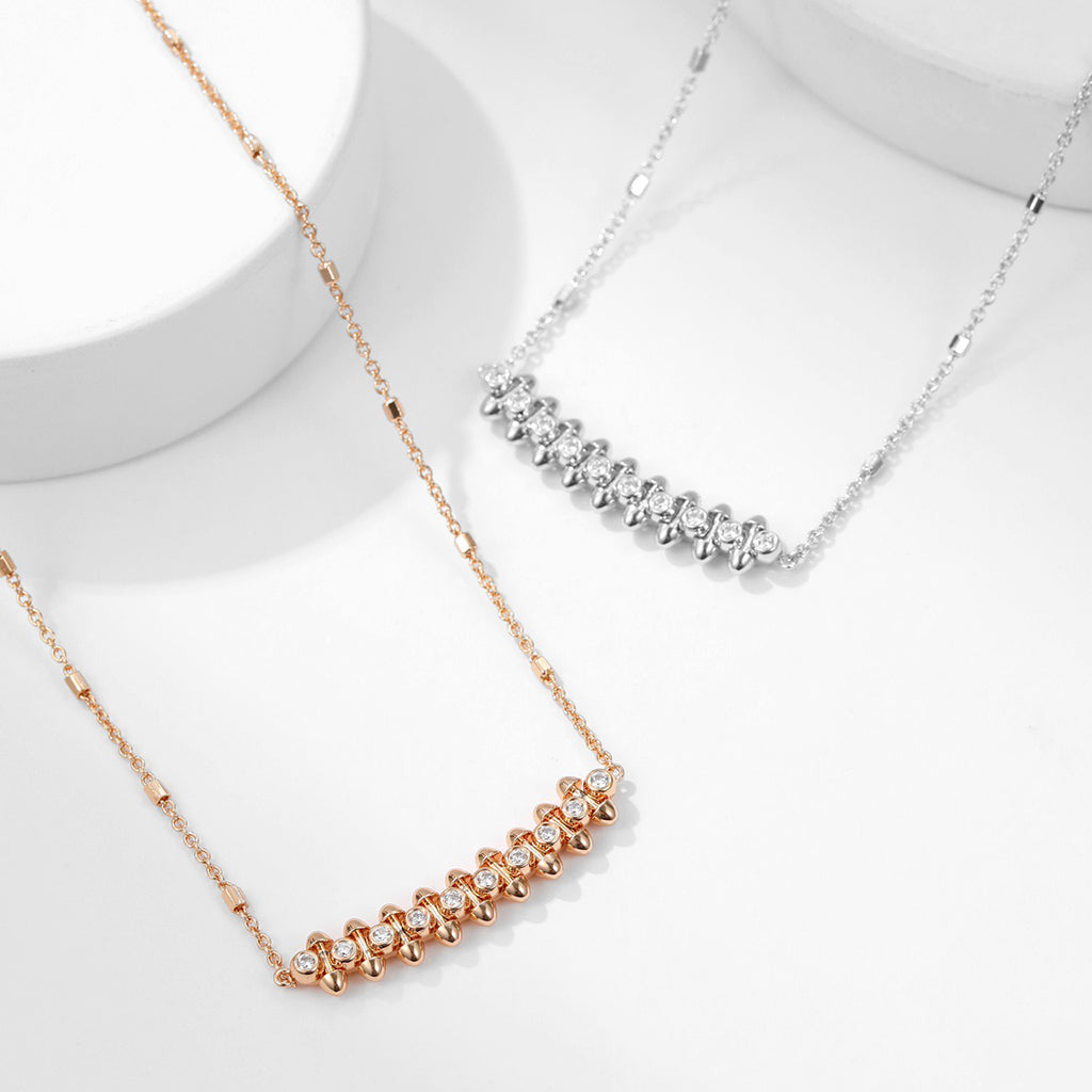 [OAKJURI Jewelry] CLASH  MEDIUM DIAMOND NECKLACE