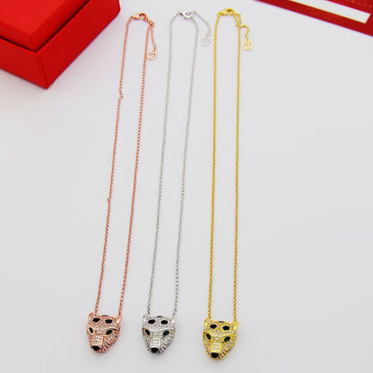 [OAKJURI Jewelry] PANTHERE FULL DIAMOND NECKLACE