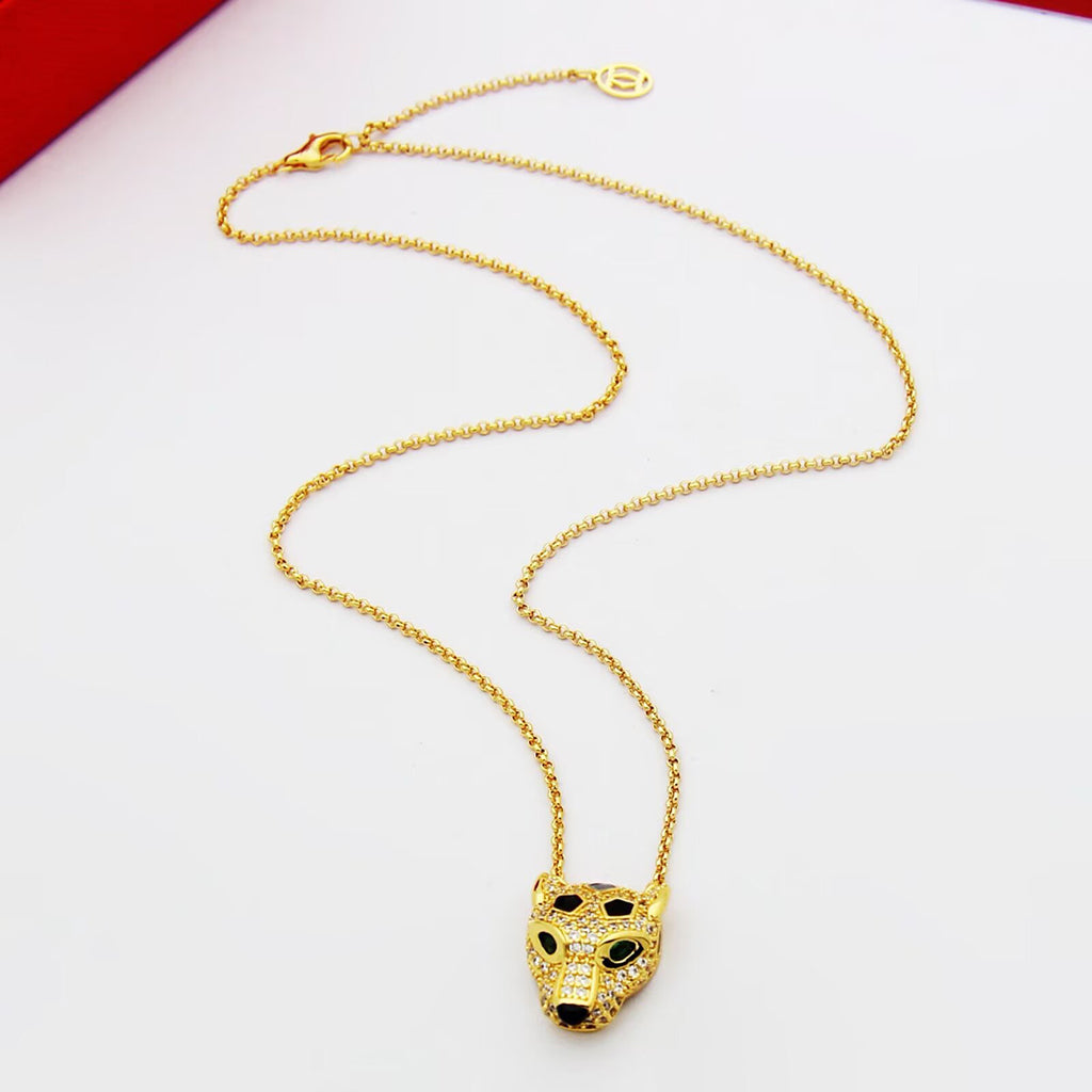 [OAKJURI Jewelry] PANTHERE FULL DIAMOND NECKLACE