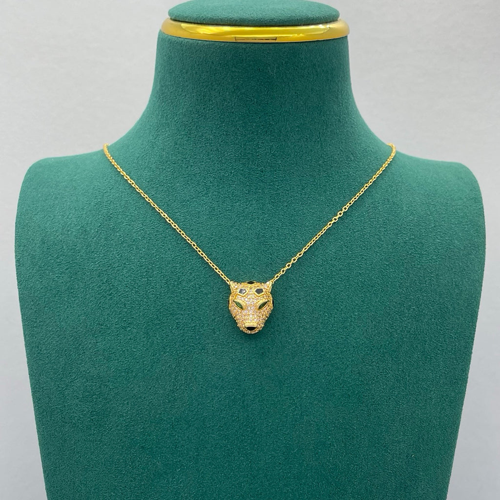 [OAKJURI Jewelry] PANTHERE FULL DIAMOND NECKLACE