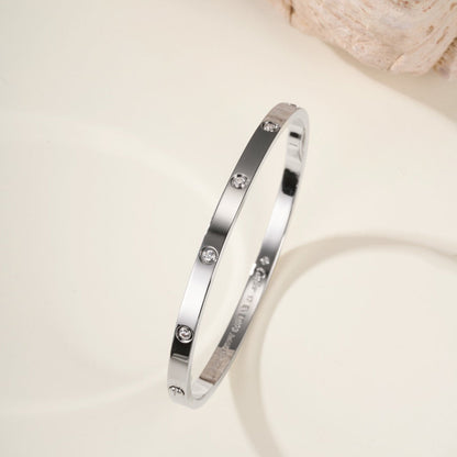 [OAKJURI Jewelry] LOVE BRACELET 3.65MM 10 DIAMONDS
