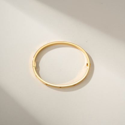 [OAKJURI Jewelry] LOVE BRACELET 3.65MM 10 DIAMONDS