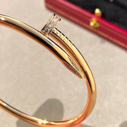 [OAKJURI Jewelry] JUSTE Diamond & LOVE Diamond Bracelet Stack Set