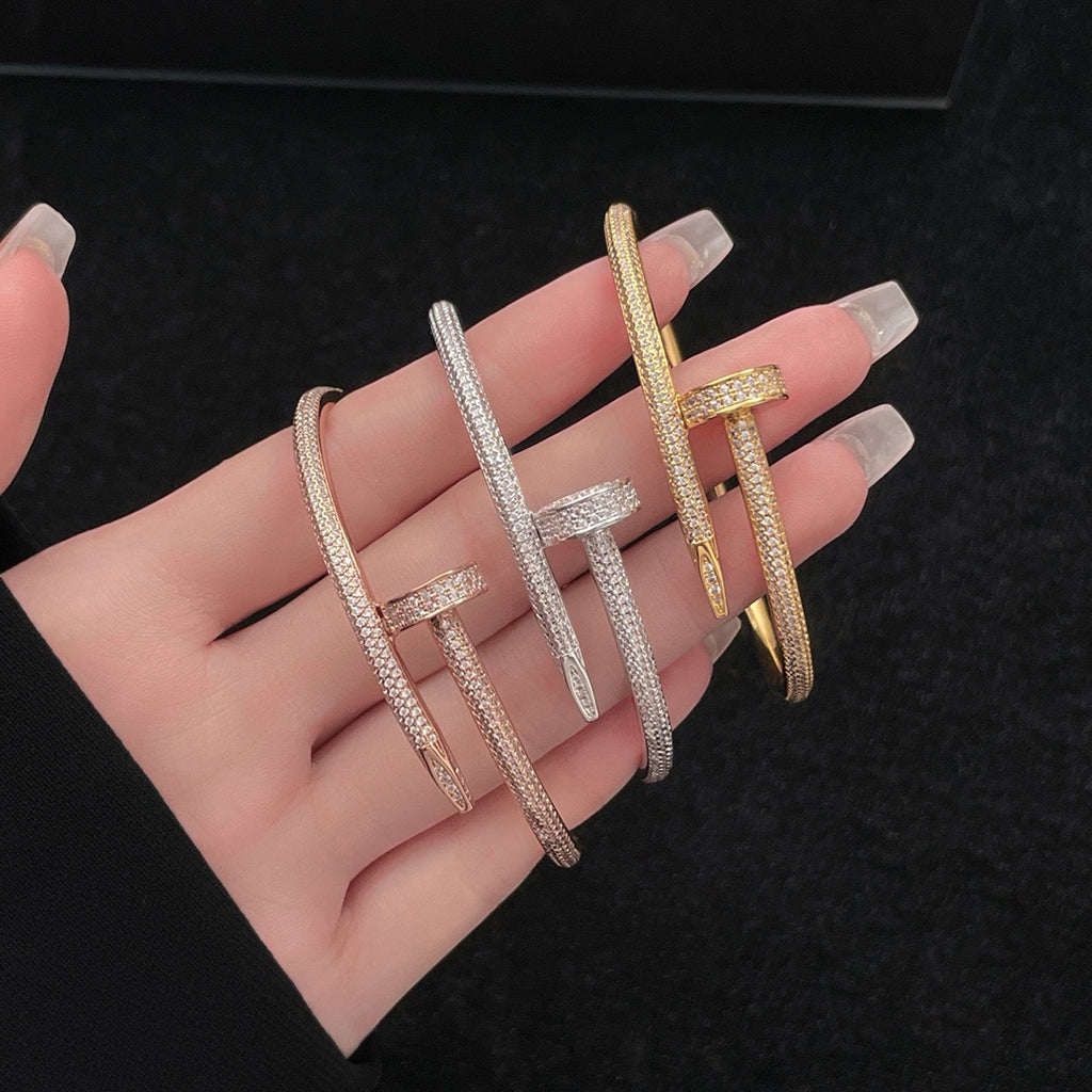 [OAKJURI Jewelry] JUSTE BRACELET 3.5MM ALL DIAMONDS