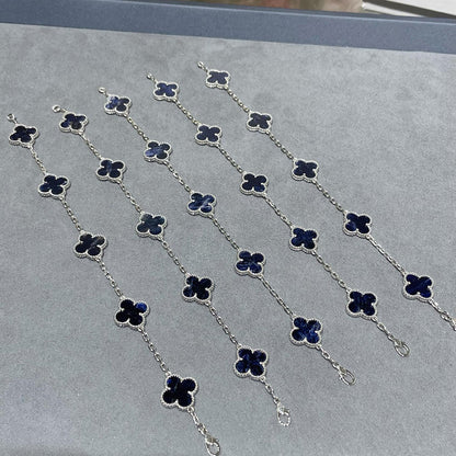 [OAKJURI Jewelry]CLOVER 5 MOTIF PIETERSITE BRACELET COLLECTION