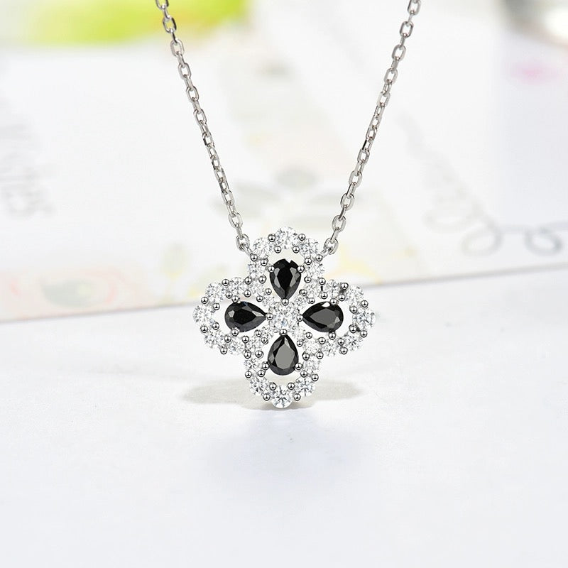 [OAKJURI Jewelry]LOOP NECKLACE FULL MOTIF DIAMOND 16MM MULTIPLE COLORS