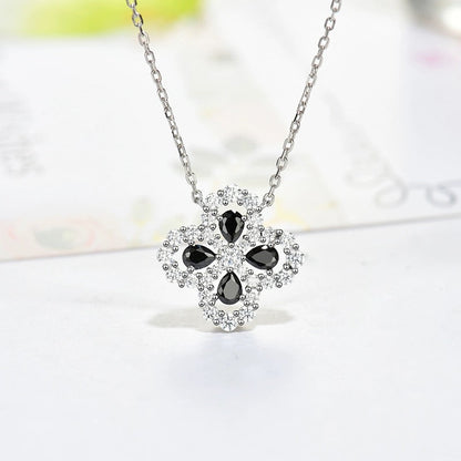 [OAKJURI Jewelry]LOOP NECKLACE FULL MOTIF DIAMOND 16MM MULTIPLE COLORS