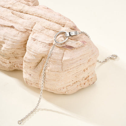 [OAKJURI Jewelry] LOVE BRACELET DOUBLE RING