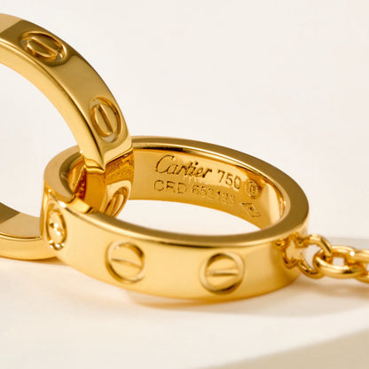 [OAKJURI Jewelry] LOVE BRACELET DOUBLE RING