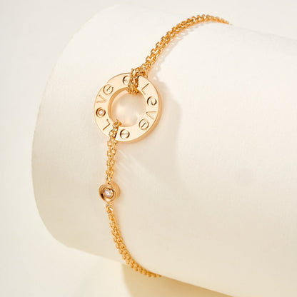 [OAKJURI Jewelry] LOVE BRACELET 2 DIAMOND