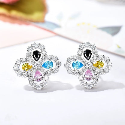 [OAKJURI Jewelry]LOOP EARRINGS FULL MOTIF DIAMOND 16MM