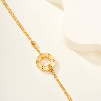 [OAKJURI Jewelry] LOVE BRACELET 2 DIAMOND