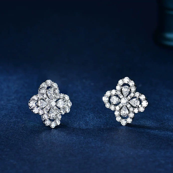 [OAKJURI Jewelry]LOOP EARRINGS FULL MOTIF DIAMOND 16MM