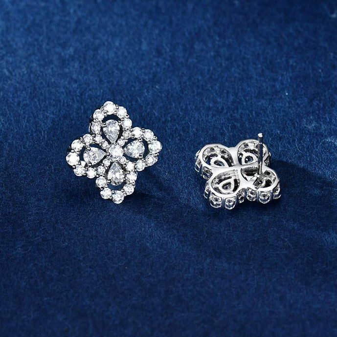 [OAKJURI Jewelry]LOOP EARRINGS FULL MOTIF DIAMOND 16MM