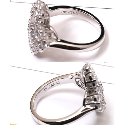 [OAKJURI Jewelry]LOOP RING FULL MOTIF DIAMOND 16MM SILVE