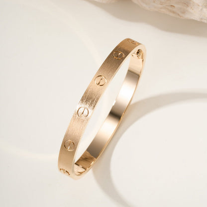 [OAKJURI Jewelry] LOVE BRACELET 6.1MM BRUSHED