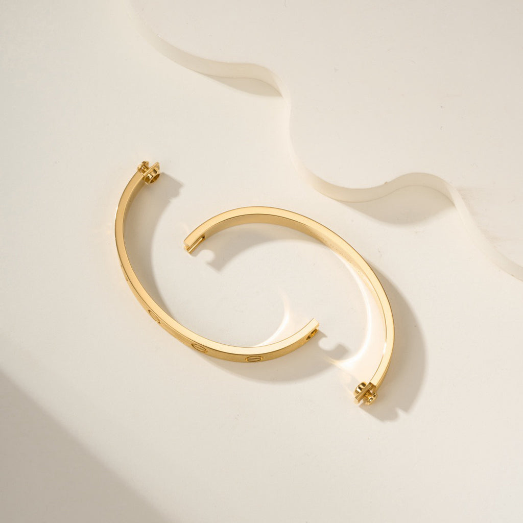 [OAKJURI Jewelry] LOVE BRACELET 6.1MM BRUSHED