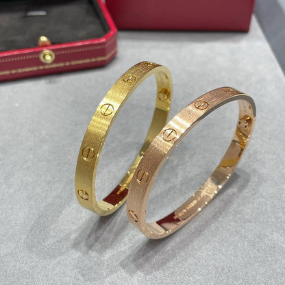 [OAKJURI Jewelry] LOVE BRACELET 6.1MM BRUSHED