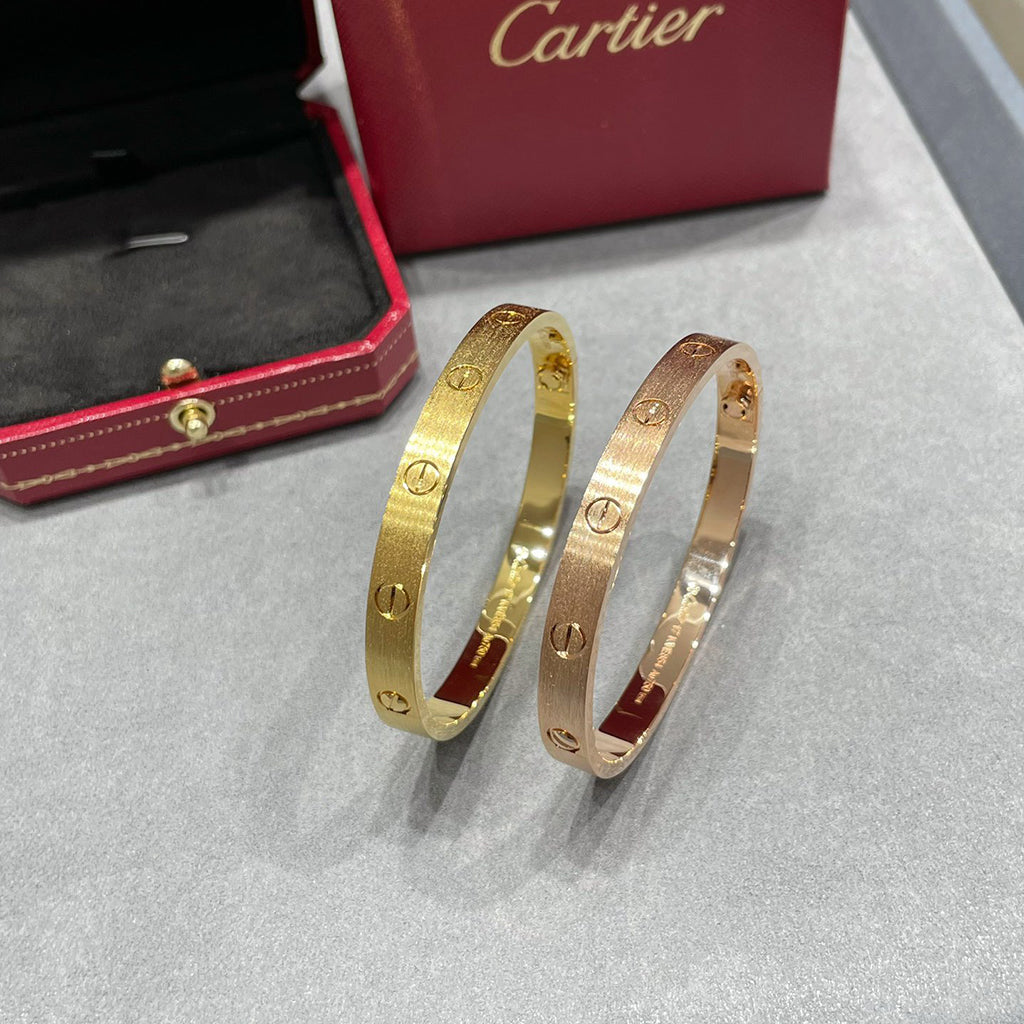 [OAKJURI Jewelry] LOVE BRACELET 6.1MM BRUSHED