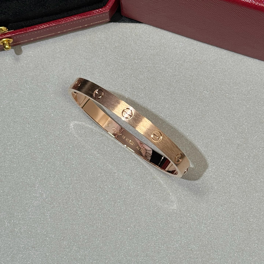 [OAKJURI Jewelry] LOVE BRACELET 6.1MM BRUSHED