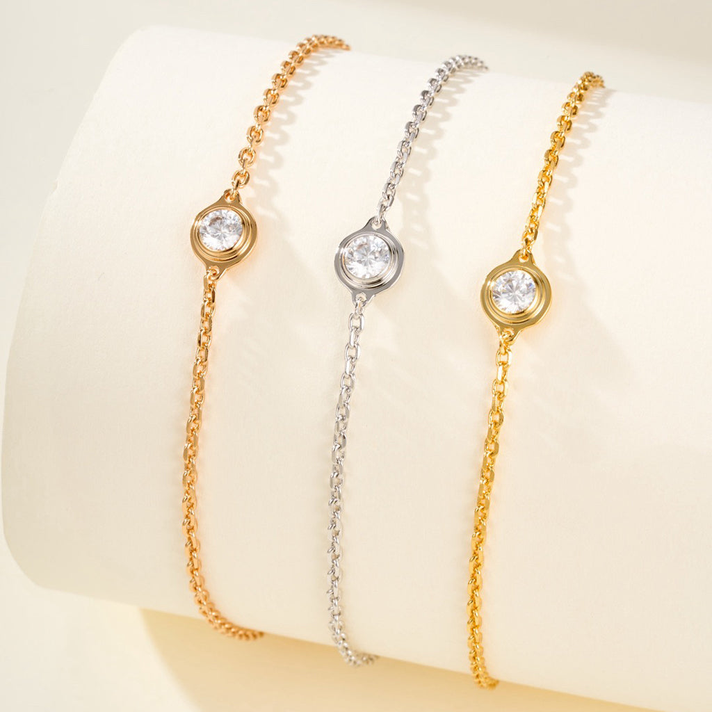 [OAKJURI Jewelry] DAMOUR BRACELET 1 DIAMOND