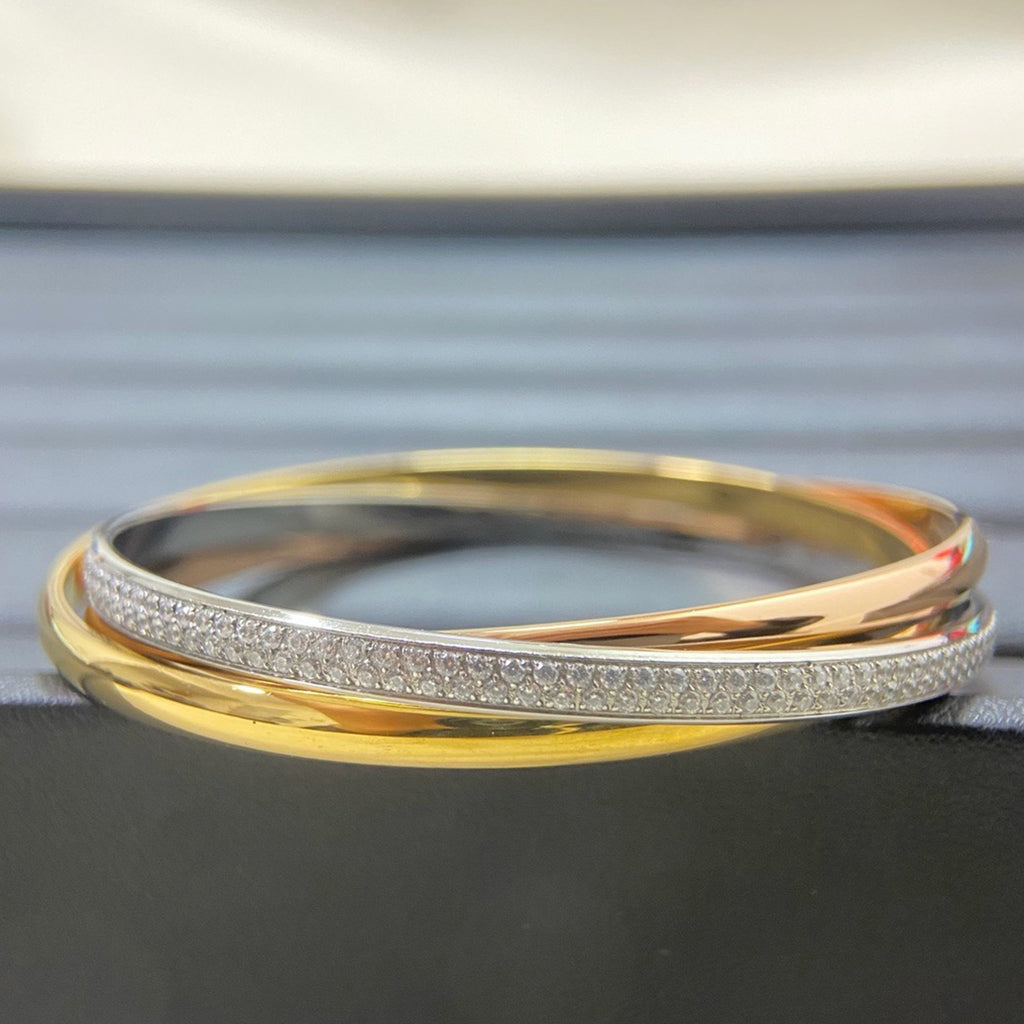 [OAKJURI Jewelry] TRINITY 2.8MM SMALL BRACELET