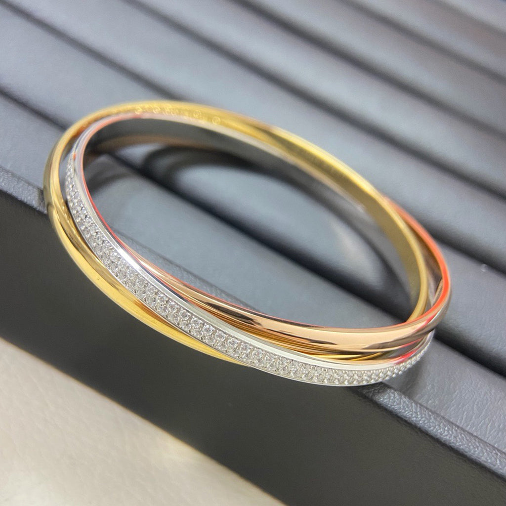 [OAKJURI Jewelry] TRINITY 2.8MM SMALL BRACELET