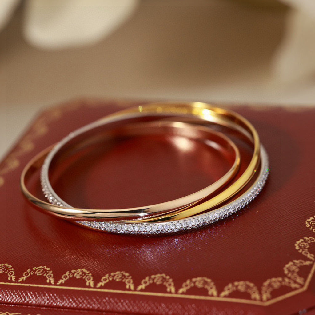 [OAKJURI Jewelry] TRINITY 2.8MM SMALL BRACELET