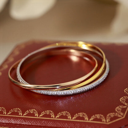 [OAKJURI Jewelry] TRINITY 2.8MM SMALL BRACELET