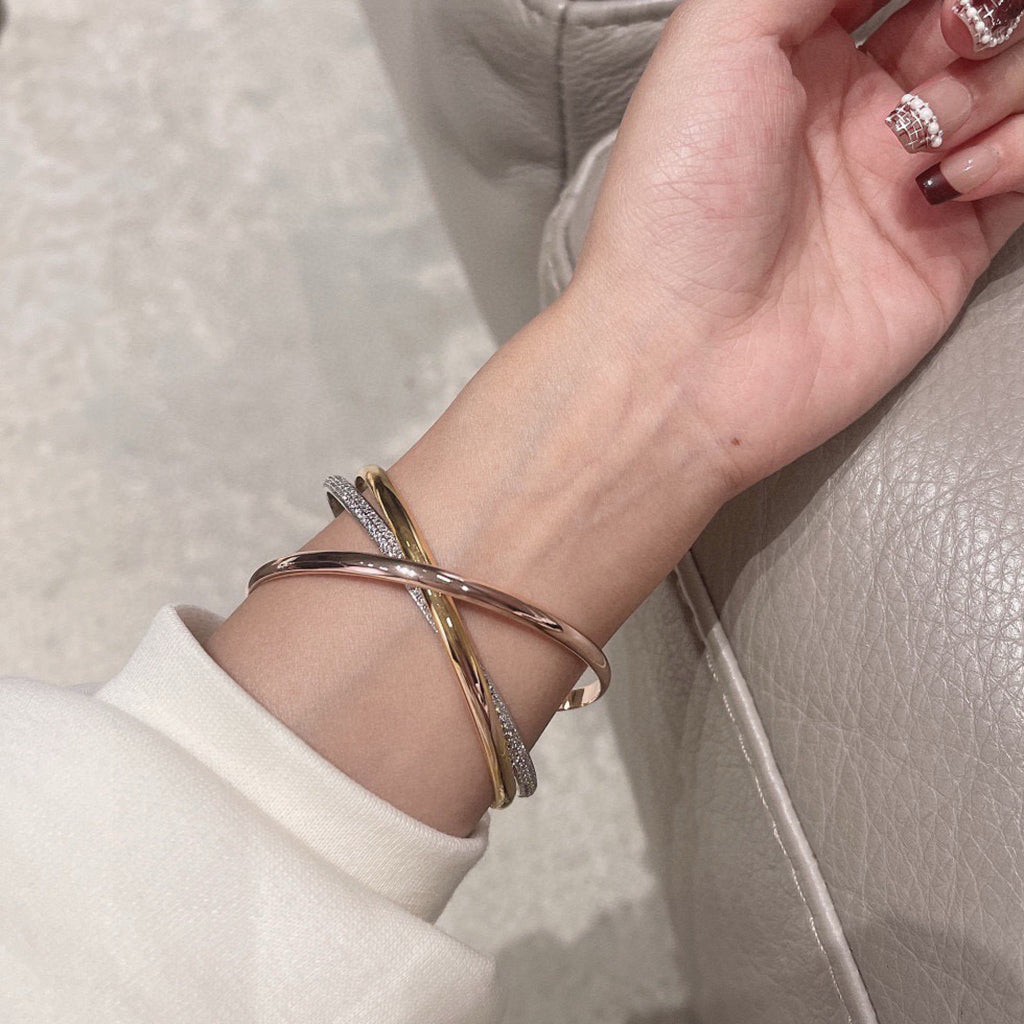 [OAKJURI Jewelry] TRINITY 2.8MM SMALL BRACELET