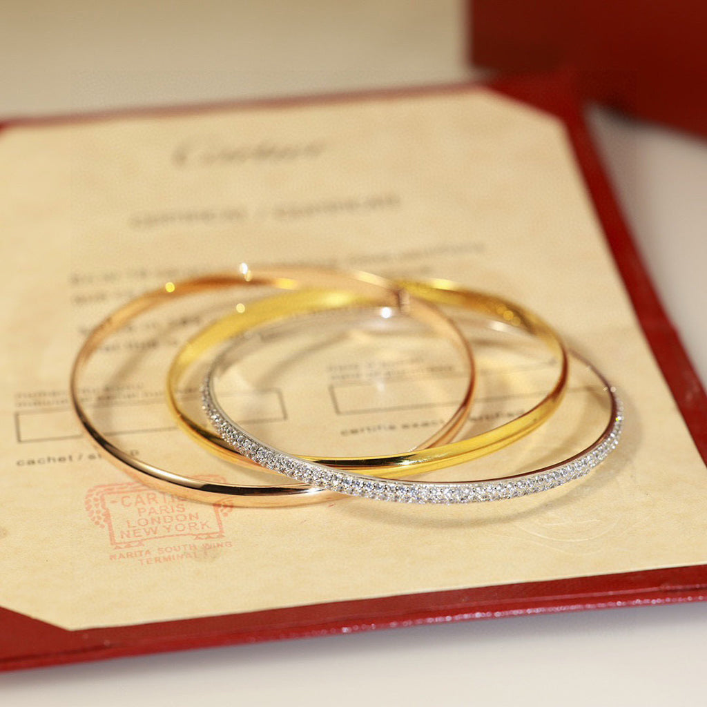 [OAKJURI Jewelry] TRINITY 2.8MM SMALL BRACELET