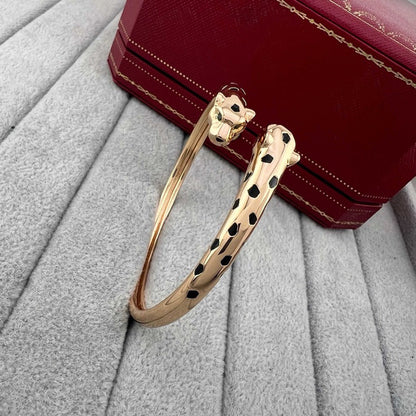 [OAKJURI Jewelry] PANTHERE DOUBLE HEADED OPEN BRACELET