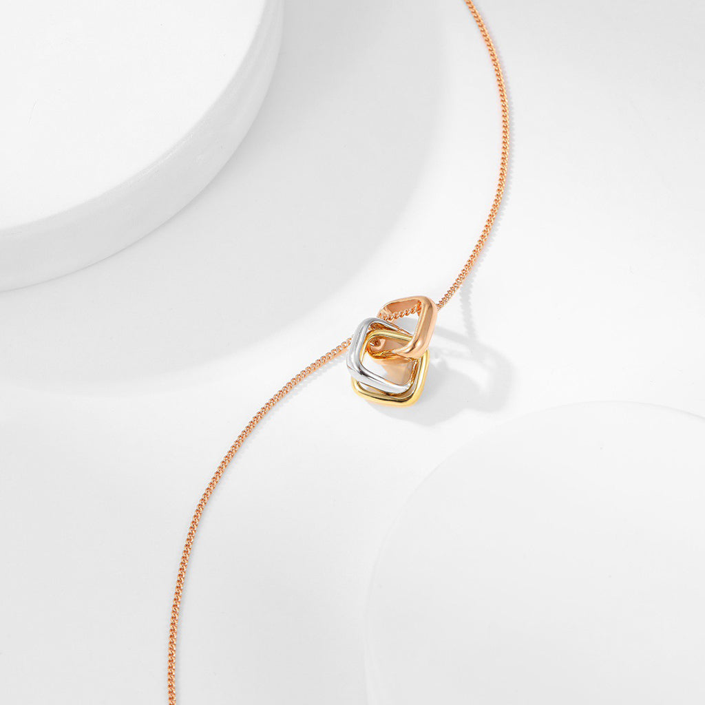[OAKJURI Jewelry] TRINITY CUSHION NECKLACE COLLECTION