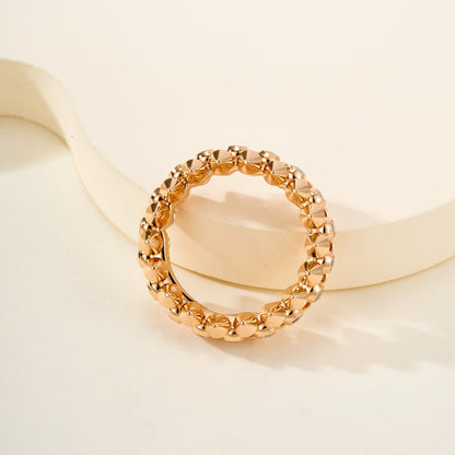 [OAKJURI Jewelry] CLASH 6.8MM DIAMOND MEDIUM RING