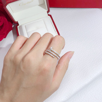 [OAKJURI Jewelry] JUSTE RING 4.8MM FULL DIAMOND