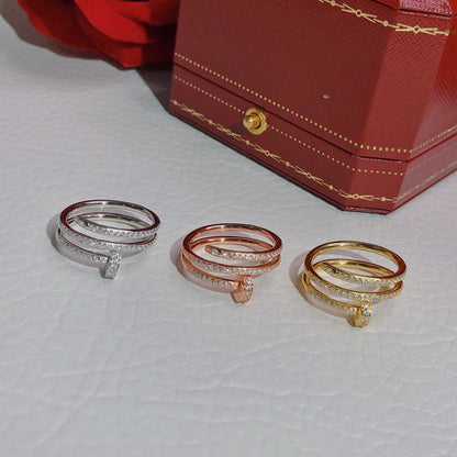 [OAKJURI Jewelry] JUSTE RING 4.8MM FULL DIAMOND
