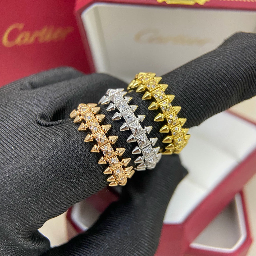 [OAKJURI Jewelry] CLASH 6.4MM SMALL FULL DIAMOND RING