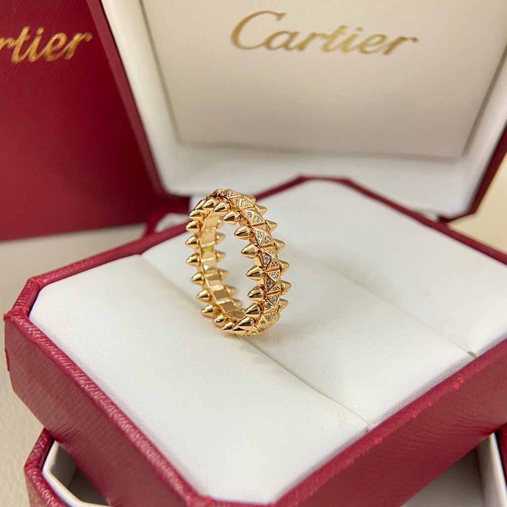 [OAKJURI Jewelry] CLASH 6.4MM SMALL FULL DIAMOND RING