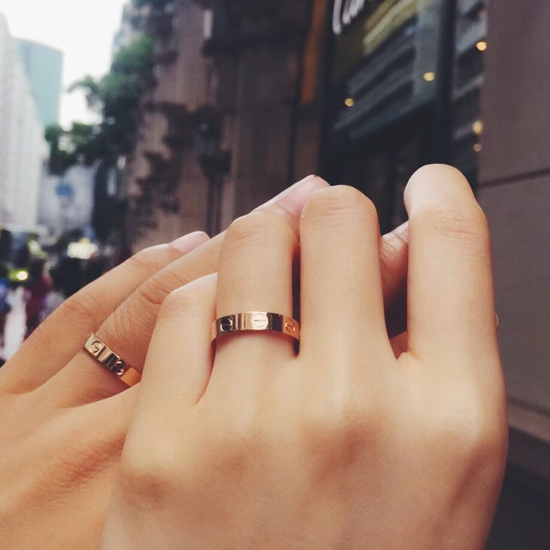 [OAKJURI Jewelry] LOVE RING 3.6 MM NO DIAMOND