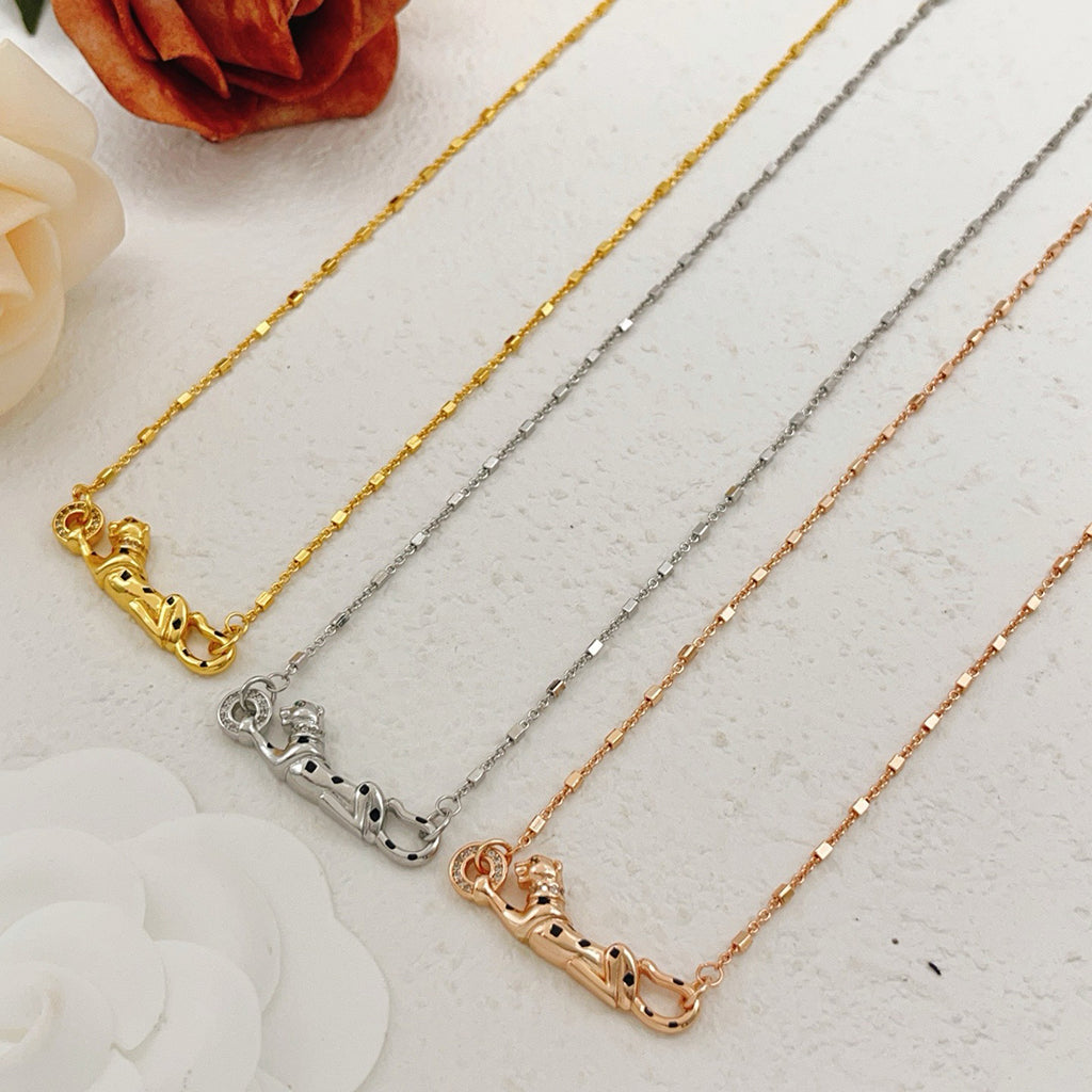 [OAKJURI Jewelry] PANTHERE FULL DIAMOND NECKLACE