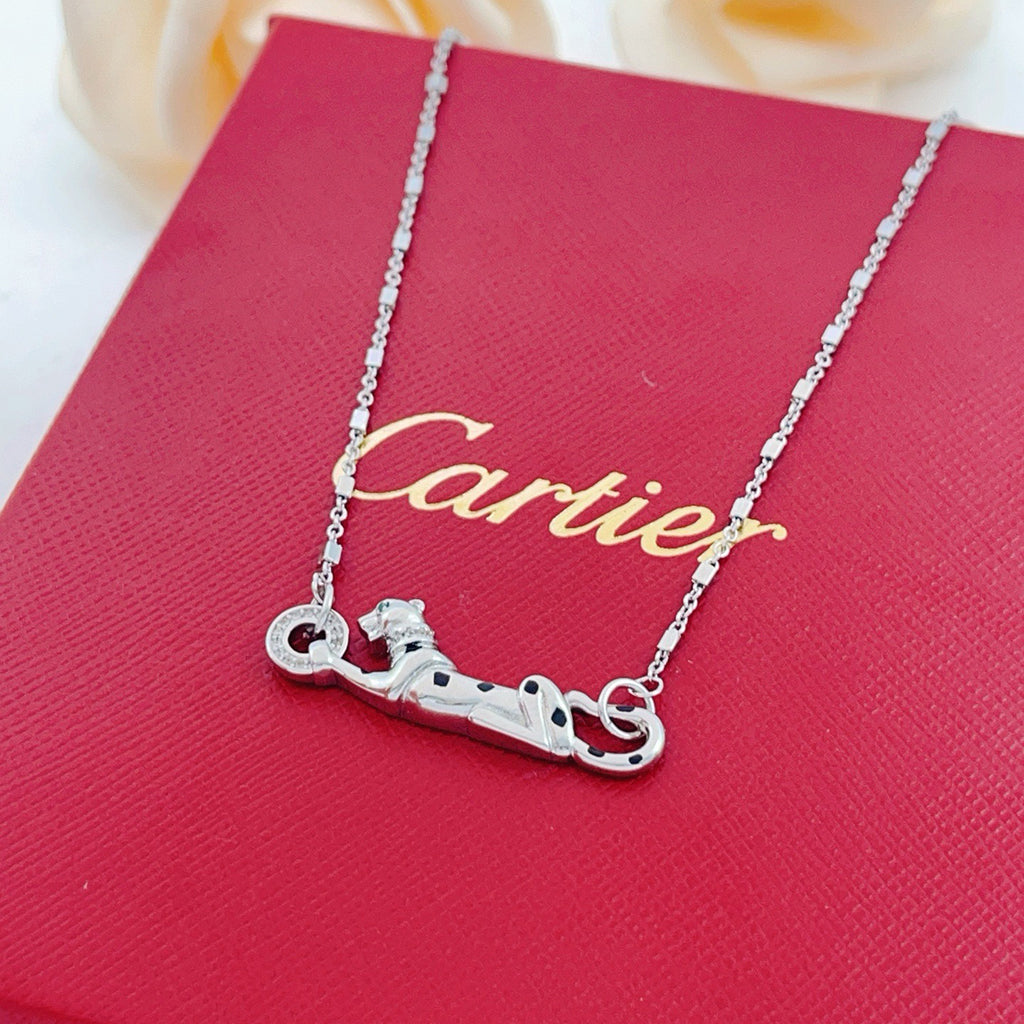 [OAKJURI Jewelry] PANTHERE FULL DIAMOND NECKLACE