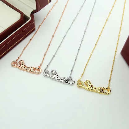 [OAKJURI Jewelry] PANTHERE FULL DIAMOND NECKLACE