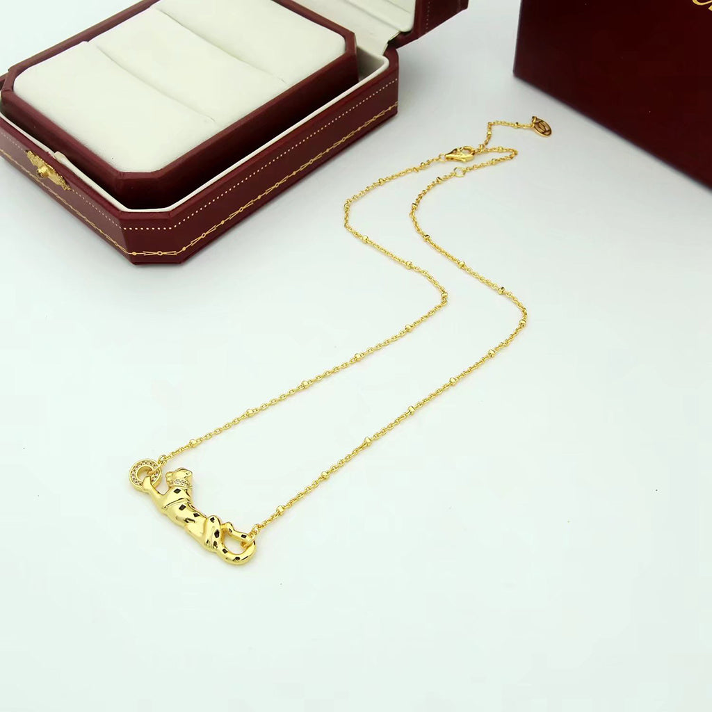 [OAKJURI Jewelry] PANTHERE FULL DIAMOND NECKLACE
