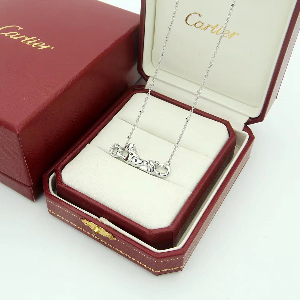 [OAKJURI Jewelry] PANTHERE FULL DIAMOND NECKLACE