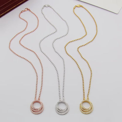 [OAKJURI Jewelry] ETINCELLE  FULL DIAMOND NECKLACE