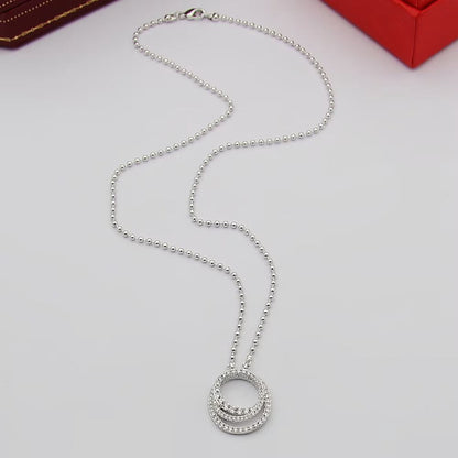 [OAKJURI Jewelry] ETINCELLE  FULL DIAMOND NECKLACE